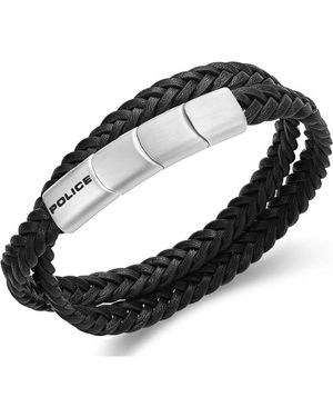 Police Peagb0037404 Braid Bracelet - Black