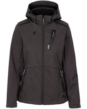 Trespass Ladies Neman Tp75 Soft Shell Jacket (Dark) - Black