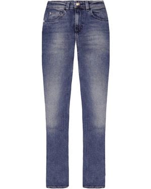 Armani Emporio J29 Regular Fit High Waist Jeans - Blue