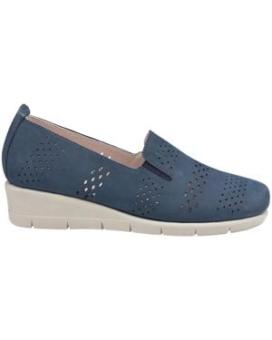 Fleet   Foster Dinah Leather Shoes - Blue