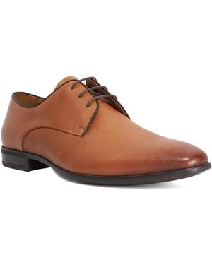 Dune Saffi Wf Leather Lace-Up Shoes - Brown