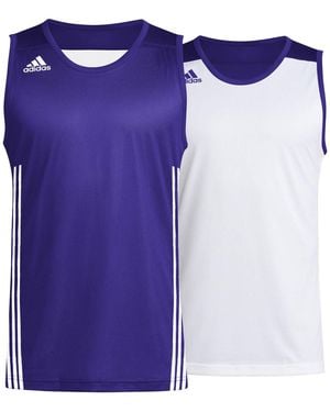adidas Spee Rev Jrs Basketball Jersey - Blue