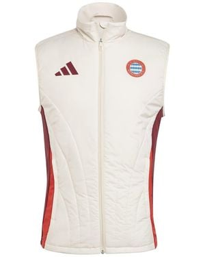 adidas Bayern Munich Winterised Vest 24 25 - Natural