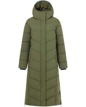 Regatta Ladies Eloria Long Length Padded Jacket (Dark) - Green