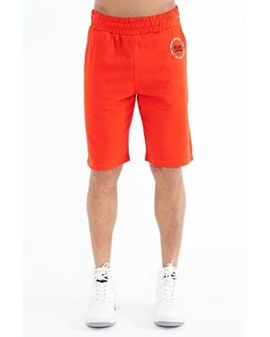 TOMMY LIFE Pull-On Sweat Shorts - Red