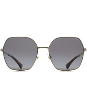 Ralph Lauren Ralph By Lauren Square Shiny Polarized Gradient Ra4138 Metal - Grey