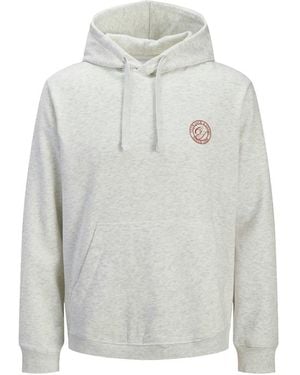 Jack & Jones Pullover Hoodie Kangaroo Pocket - Grey