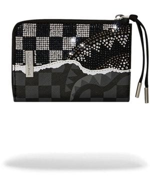 Sprayground Diamond Tear Wallet - Black