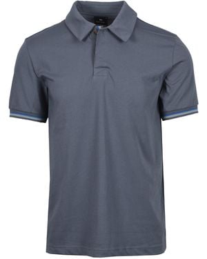 Paul Smith Reg Fit Ss Polo Cotton - Blue