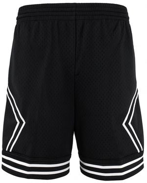 Mitchell & Ness Branded Diamond Shorts - Black