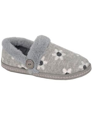 Sleeper Trina Faux Fur Slippers - Grey