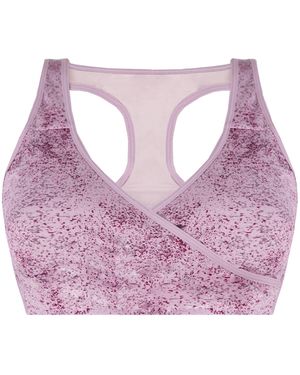 GYMSHARK Chalk Malow Sportbeha - Paars