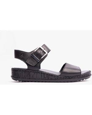 Hush Puppies Ellie Sandals Leather - Black