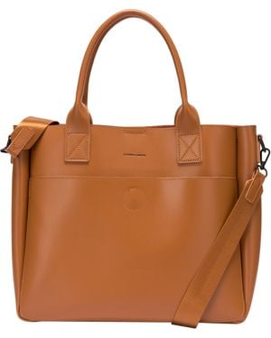 Claudia Canova Amilia Xl Single Pocket Tote Grab Bag - Brown