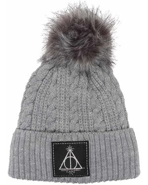 Harry Potter Adult Deathly Hallows Beanie - Grijs