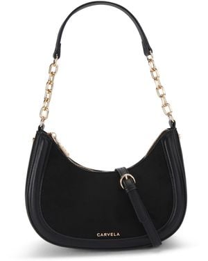 Carvela Kurt Geiger Minori Scoop Shoulder Bag - Black