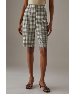 Warehouse Low Rise Bermuda Shorts - Brown