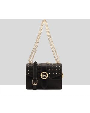 Paul Costelloe Shweli Leather Cross Body Bag - Black