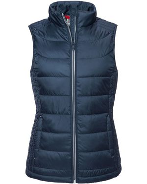 Russell Ladies Nano Padded Body Warmer (French) - Blue