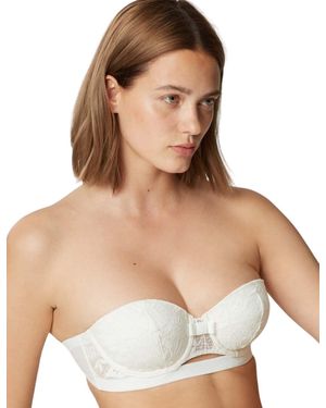 Maison Lejaby Songe Strapless Underwired Bra - Natural