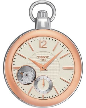 Tissot T-Pocket Skeleton Watch T8534052926701 - Metallic
