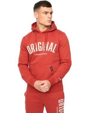 Crosshatch Kensby Hoodie - Red