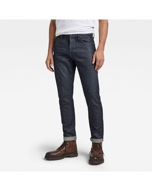 G-Star G-star Raw 3301 Slim Selvedge Jeans Cotton - Blue