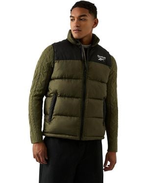 Reebok Quilted Gilet - Green