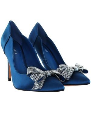 Ted Baker Orlilas Crystal Bow Shoes - Blue