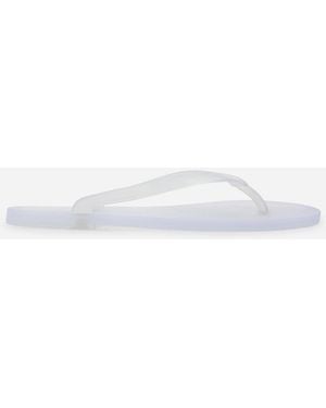 Where's That From Wheres Kailany Jelly Thong Flip Flop Sandals - White