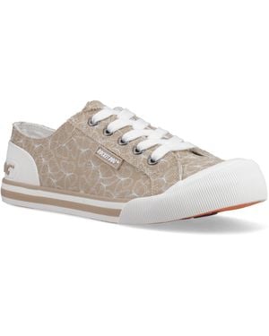 Rocket Dog Jazzin Mariposa Textile Trainers - Grey