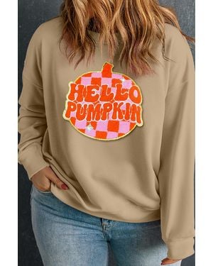 Azura Exchange Hallo Pompoen Sweater - Oranje