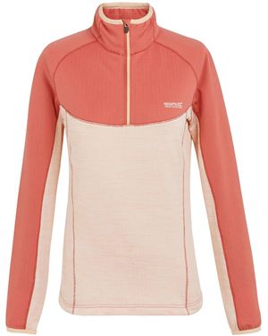 Regatta Ladies Hepley Fleece (Mineral/Peach Parfait Marl) - Pink