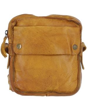 Ashwood Leather Real Cross Body Bag - Natural