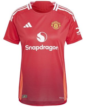 adidas Manchester United Authentic Home Shirt 2024 2025 - Red
