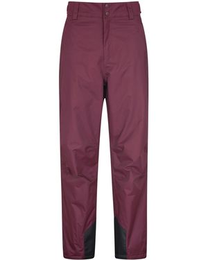 Mountain Warehouse 'Gravity' Ski Trousers Waterproof Breathable Warm Insulated Winter Trouser - Purple