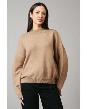 PRINCIPLES High Neck Jumper - Natural