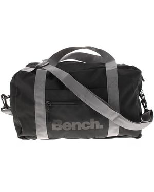 Bench Cabin Bag Weekend Travel Shoulder Strap Draft Bag Zip Textile - Black