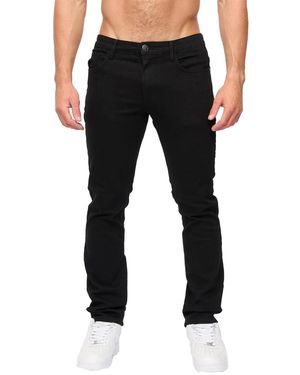 Crosshatch Draker Straight Leg Jeans - Black