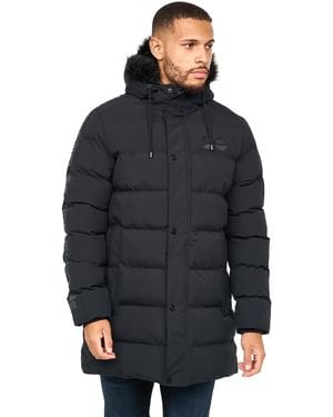 Crosshatch Daydream Parka - Black