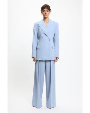 Bennu Getailleerde Blauwe Blazer
