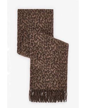 Penti Leopard Scarf - Brown
