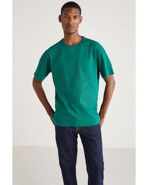 Grimelange Relaxed Crew Neck T-Shirt - Green
