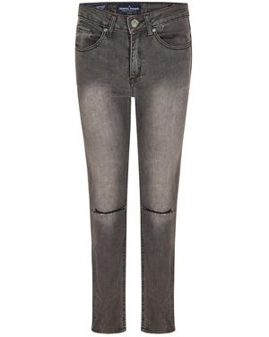 Criminal Damage Sos Ripper Skinny Jean - Grey