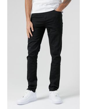 Monkee Genes Organic Cotton Blend Skinny Fit Mid-Rise Denim Jeans - Black