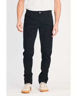 French Connection Cotton Five-Pocket Chino Trousers - Blue
