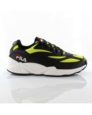 Fila V94M Low /Lime Trainers - Grey