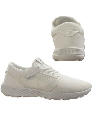 Supra Hammer Run Lace Up Casual Running Trainers 08128 154 B32E Mesh - White