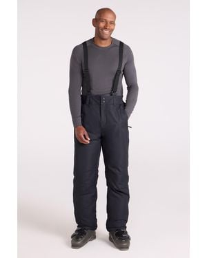 Mountain Warehouse 'Dusk Ii' Ski Trousers Warm Insulated Snow Proof Elastic Waist Winter Trouser - Blue