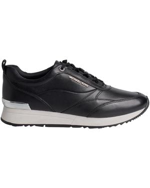 Michael Kors Allie Stride Leather Trainers 43S2Alfs1L For - Black